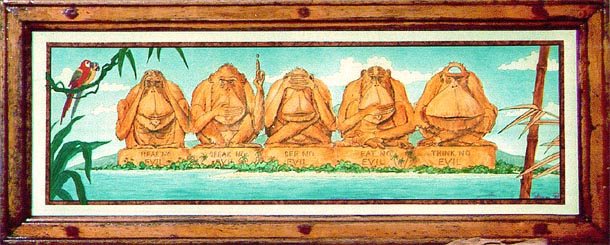 5 wise monkeys